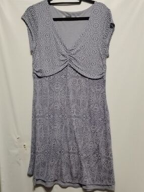 Athleta Abstract Print Lavender Active Dress